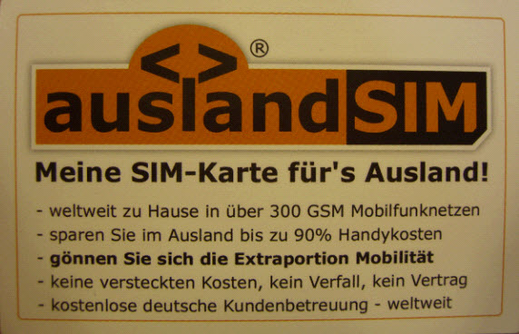 ausland-SIM